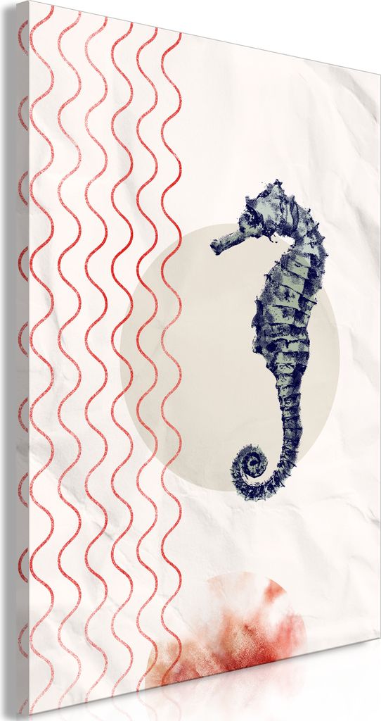 Vlies Leinwandbild - Underwater Steed (1 Part) Vertical Produktbild 