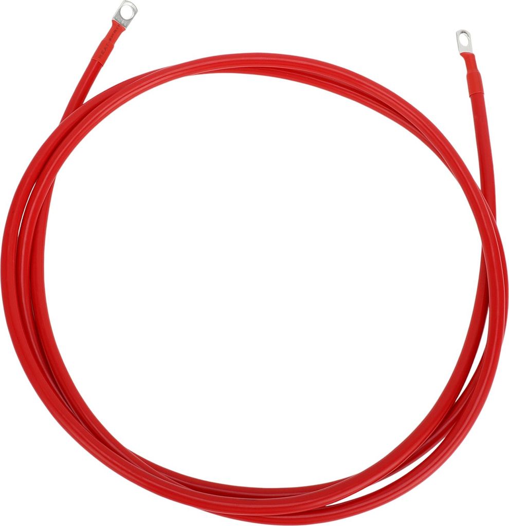 1 Stk. Universal Batterie-Wechselrichter-Kabel 5/16" Lug 8FT Batteriekabel 5 AWG Gauge Rot Verzinntes Kupfer