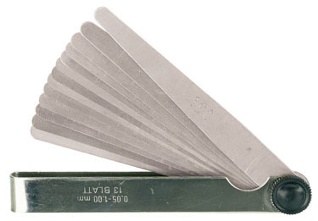 Szczelinomierz Płytkowy Mosiężny 20 Płytek, 0.05-1.00Mm - L-67921205
