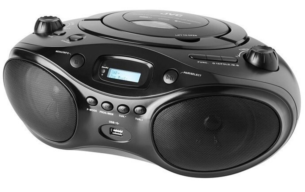 Rádio JVC RD-E661B-DAB Boombox čierne Obrázok produktu 1