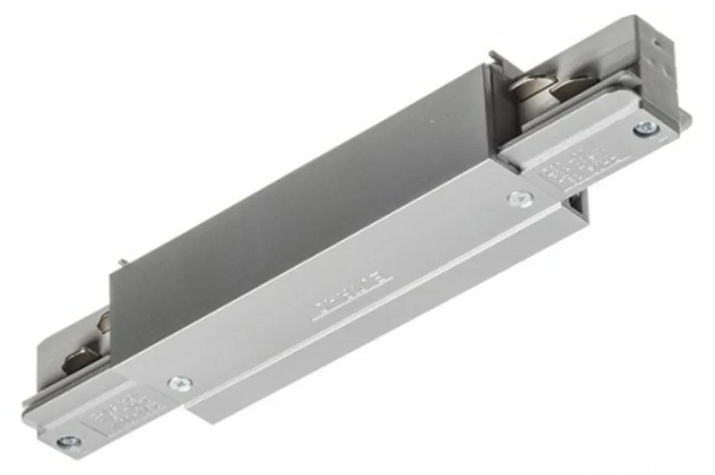 Raccord longitudinal EUTRAC R11322 gris argenté avec alimentation 230V