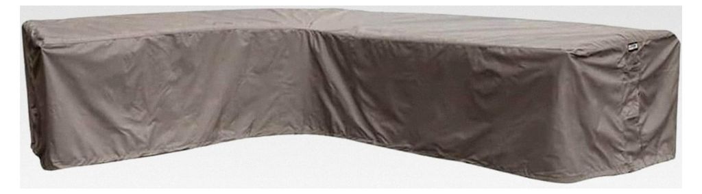 Wetterschutz für Lounge Eckset 340 x 270 x 100 H: 70 cm | Atmungsaktiv | Wasserdicht | UV-beständig | Doppelt genähte, Polyurethanversiegelte N...