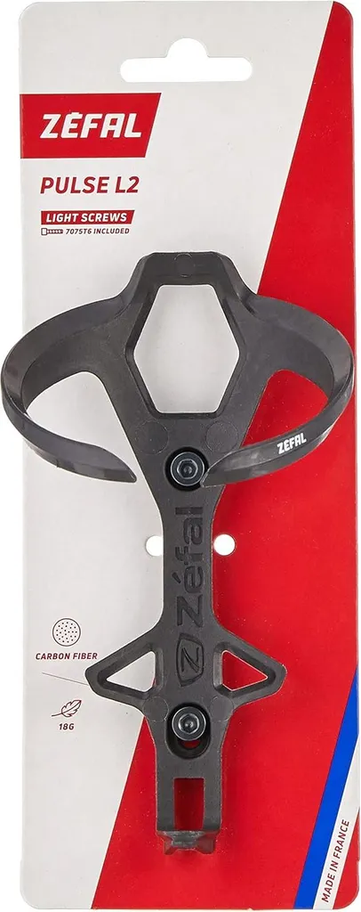 Porte-bidon Pulse L2 Noir pour vélo de route - Idéal longues distances