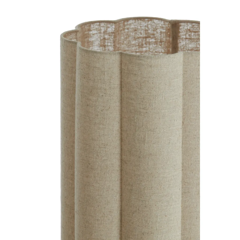 Lampadaire Métal Textile Beige - Solution Éclairage Doux 1884924 - 5