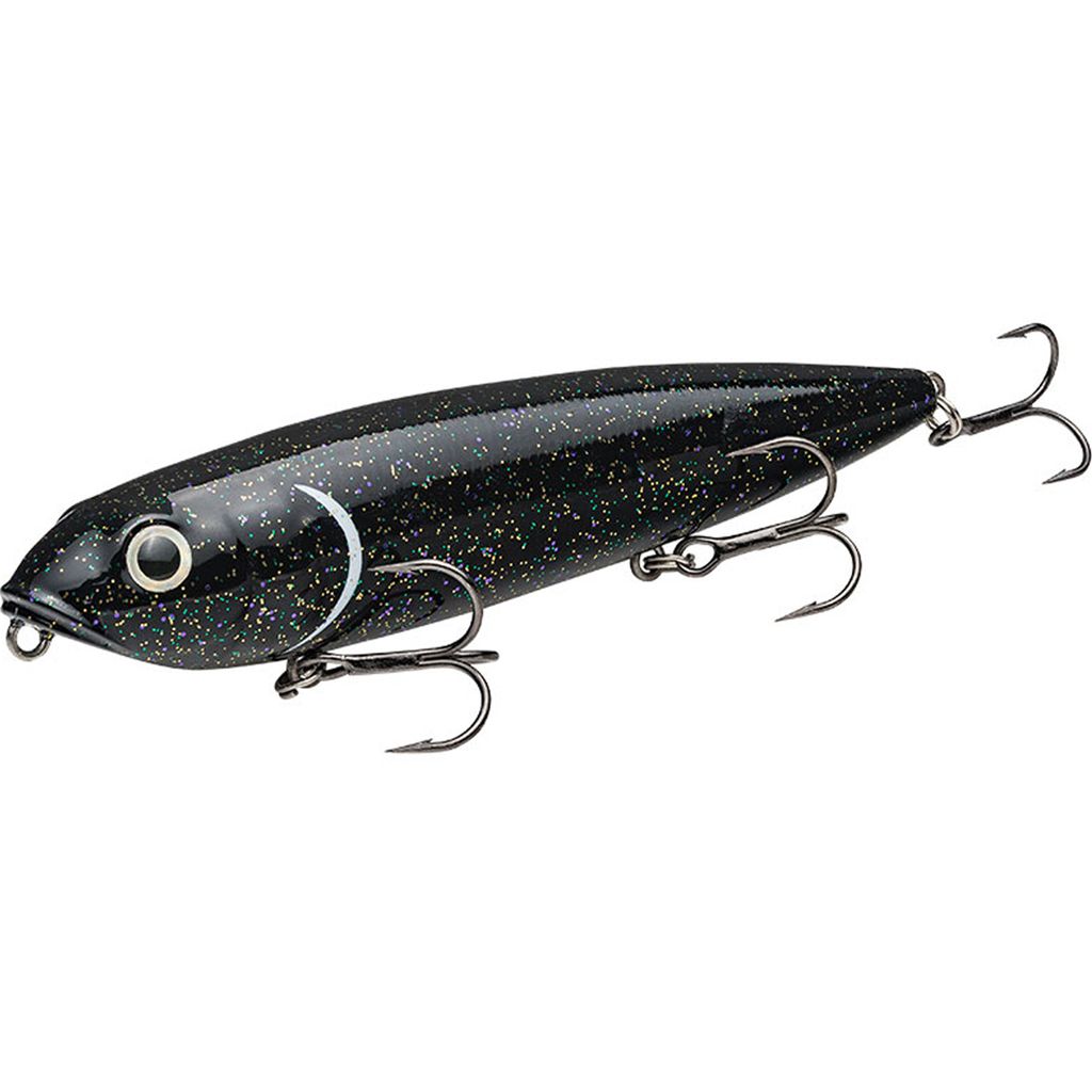 Strike King 9,5cm 10,6g KVD Sexy Dawg Jr Oberflächenköder, Strike King Farbe:Black Lab