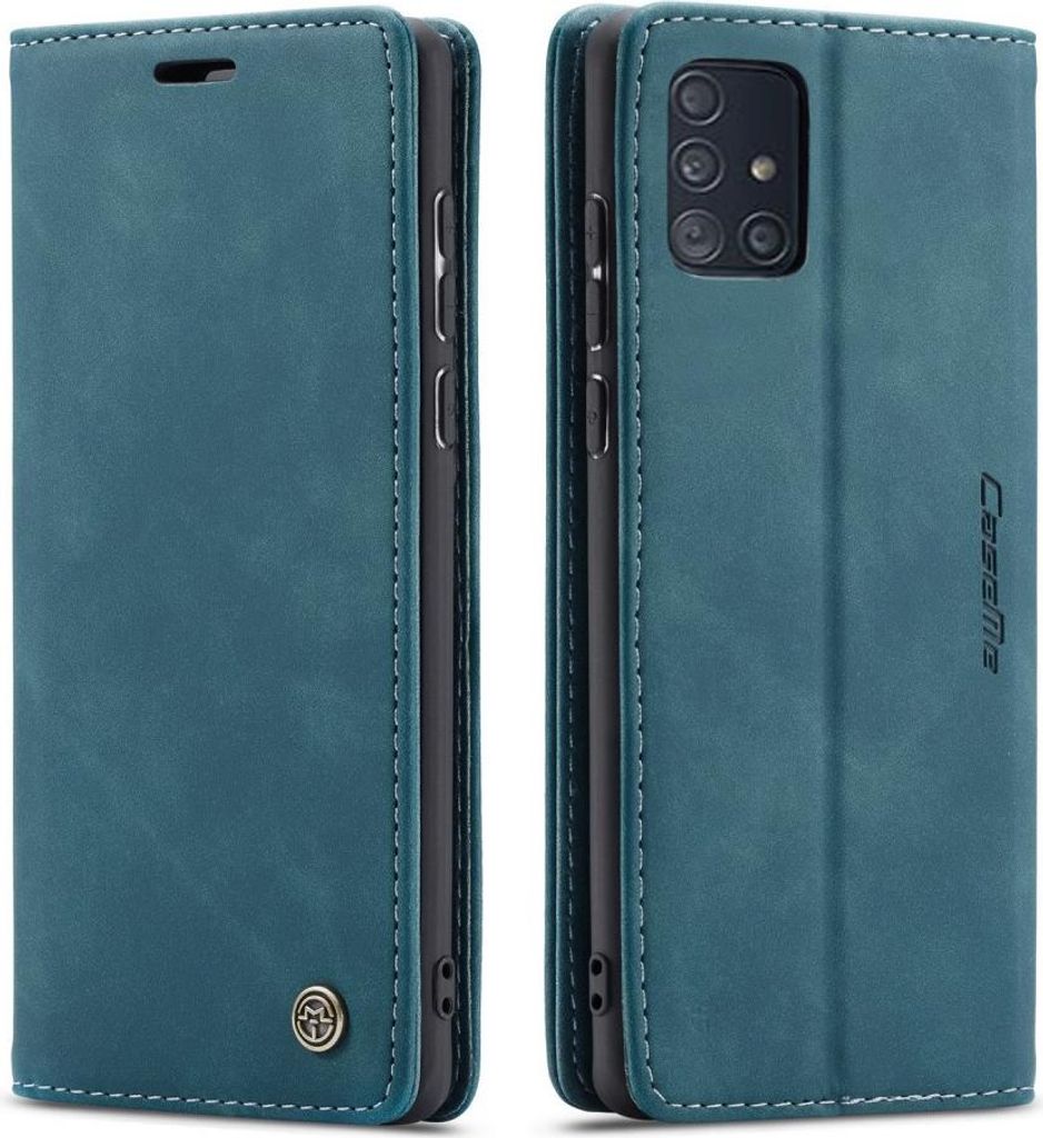 Samsung Galaxy A71 Hülle - CaseMe 013 Klapphülle - Blau Produktbild 