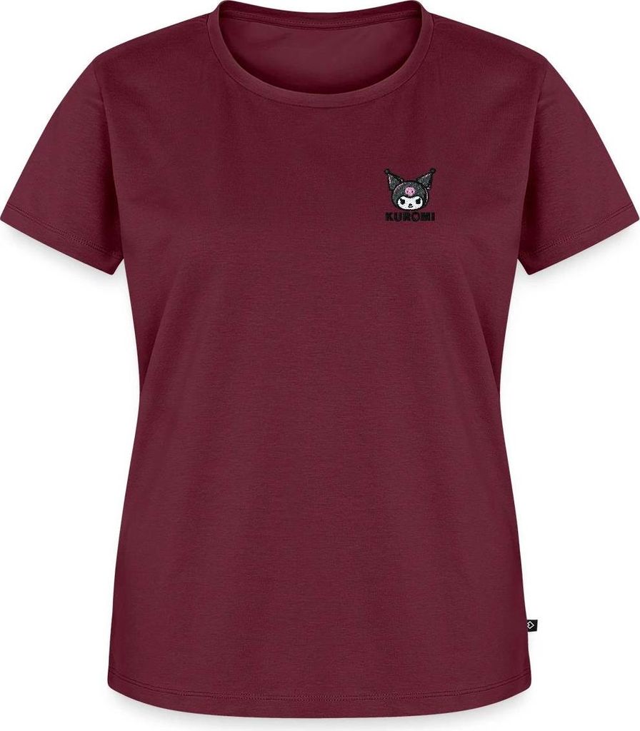 Spreadshirt Kuromi Stick Portrait Frauen Premium T-Shirt, 3XL, Burgunderrot