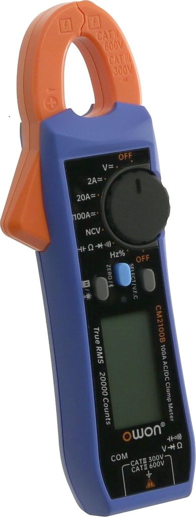 OWON Stromzange CM2100B, Bluetooth, 100 A AC/ DC, True RMS