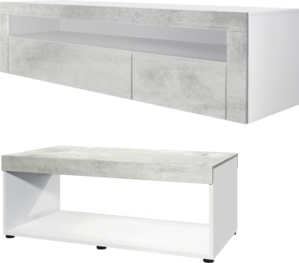 Vladon Wohnzimmer-Set Berlin, bestehend aus 1 TV-Board mit Produktbild 