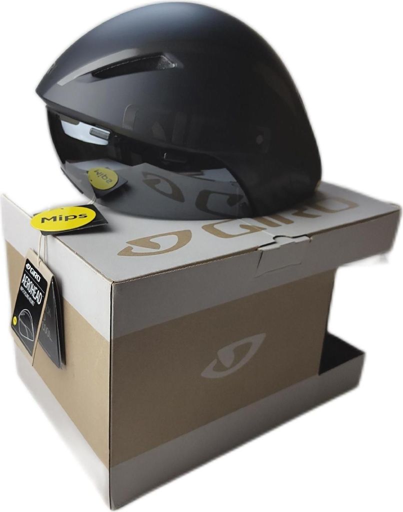 Giro Fahrradhelm Aerohead MIPS BlackTitanium S Helm Rennrad Produktbild 