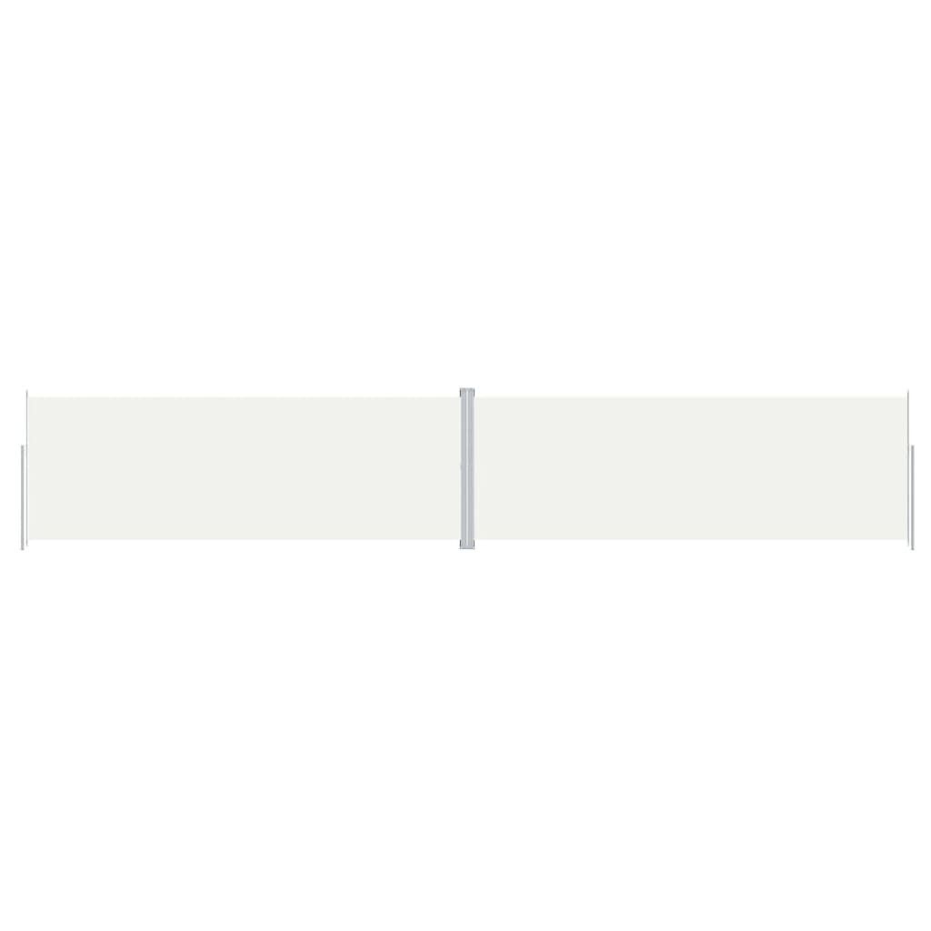 vidaXL Seitenmarkise Ausziehbar Creme  220x1200 cm Produktbild 