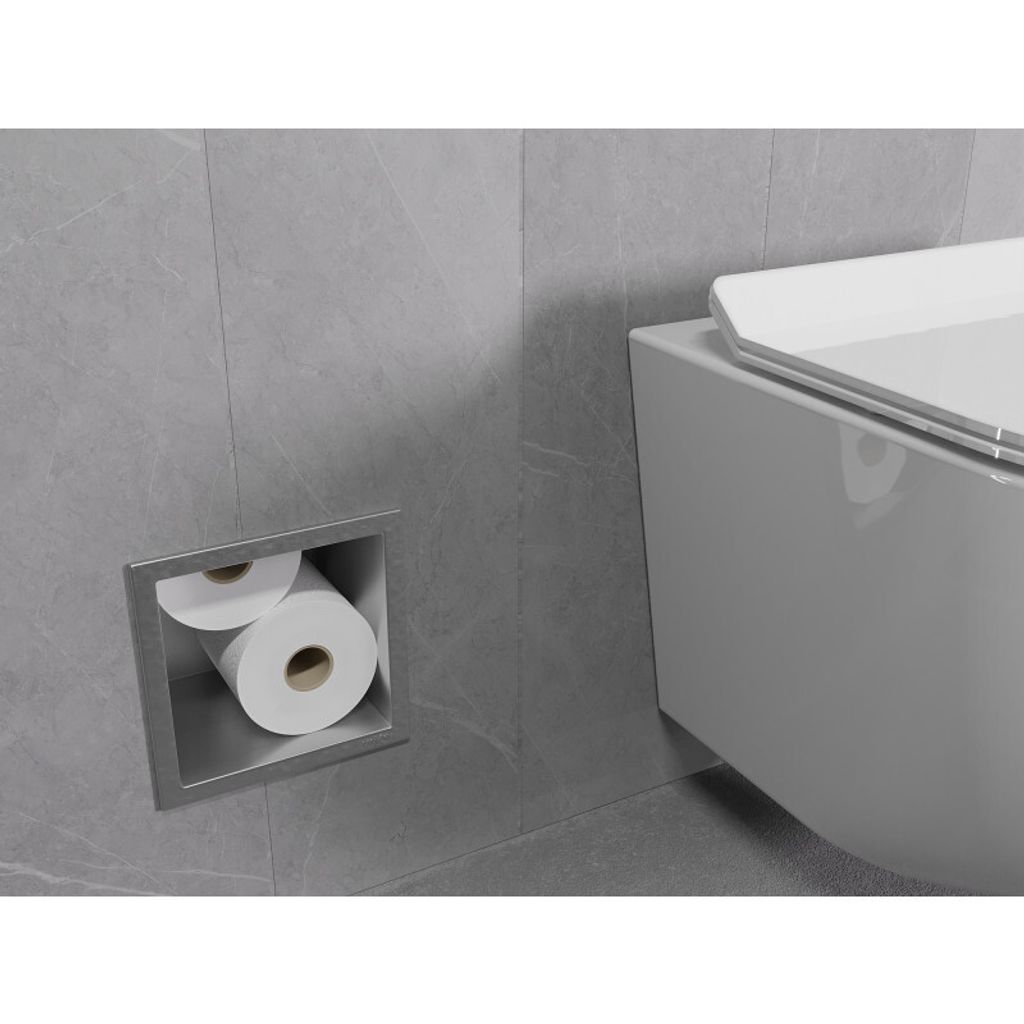 Mexen X-Wall-B Toilettenpapier Aufbewahrung, inox - 1915 Produktbild 2