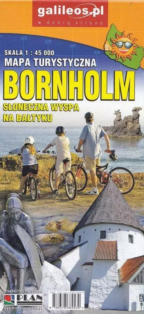 Bornholm 1:45.000. Touristenkarte. Galileos