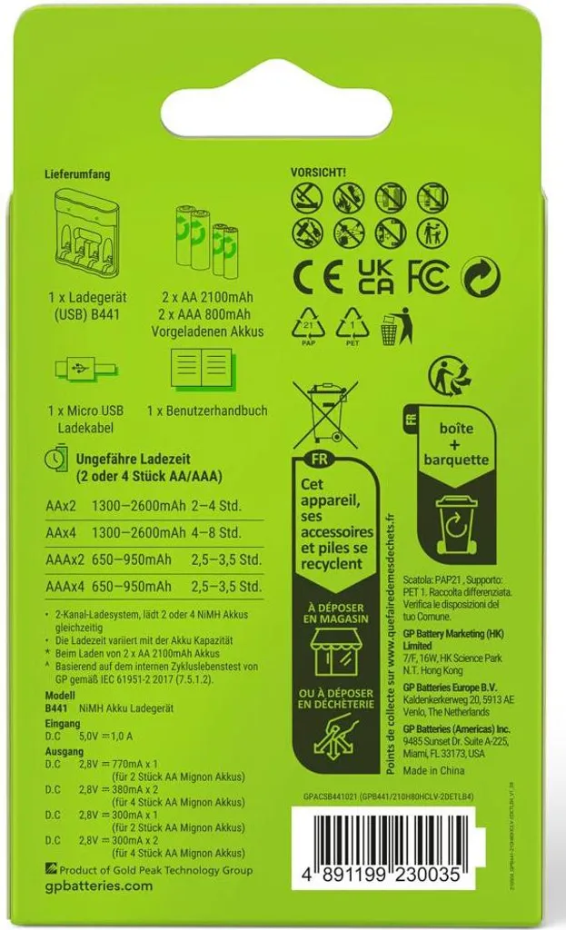 Kit chargeur de piles pour télécommandes et jouets avec accus AA AAA - 3