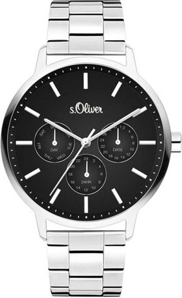 s.Oliver Damen Armbanduhr, Edelstahlarmband, Produktbild 