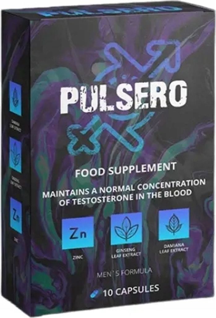 Pulsero Nahrungsergänzungsmittel Für Männer 10 Kapseln