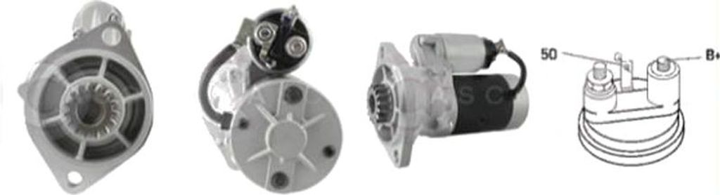 CASCO CST20148AS Starter Anlasser 2kW 12V