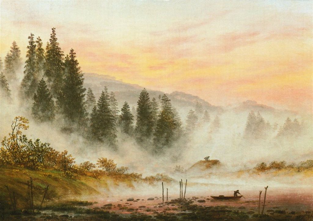 Kunstkarte Caspar David Friedrich "Der Morgen" Produktbild 