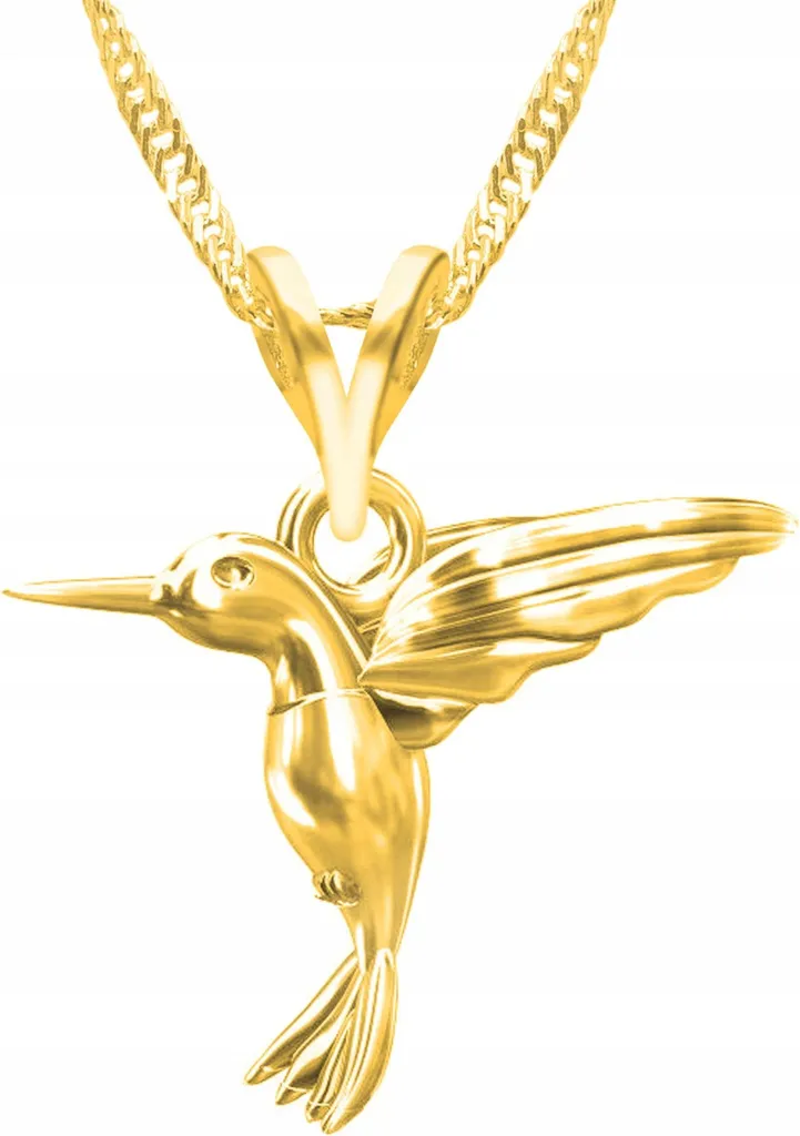 Ciondolo Colibrì Oro e Argento 925 - Gioiello Artigianale per Regalo - 1