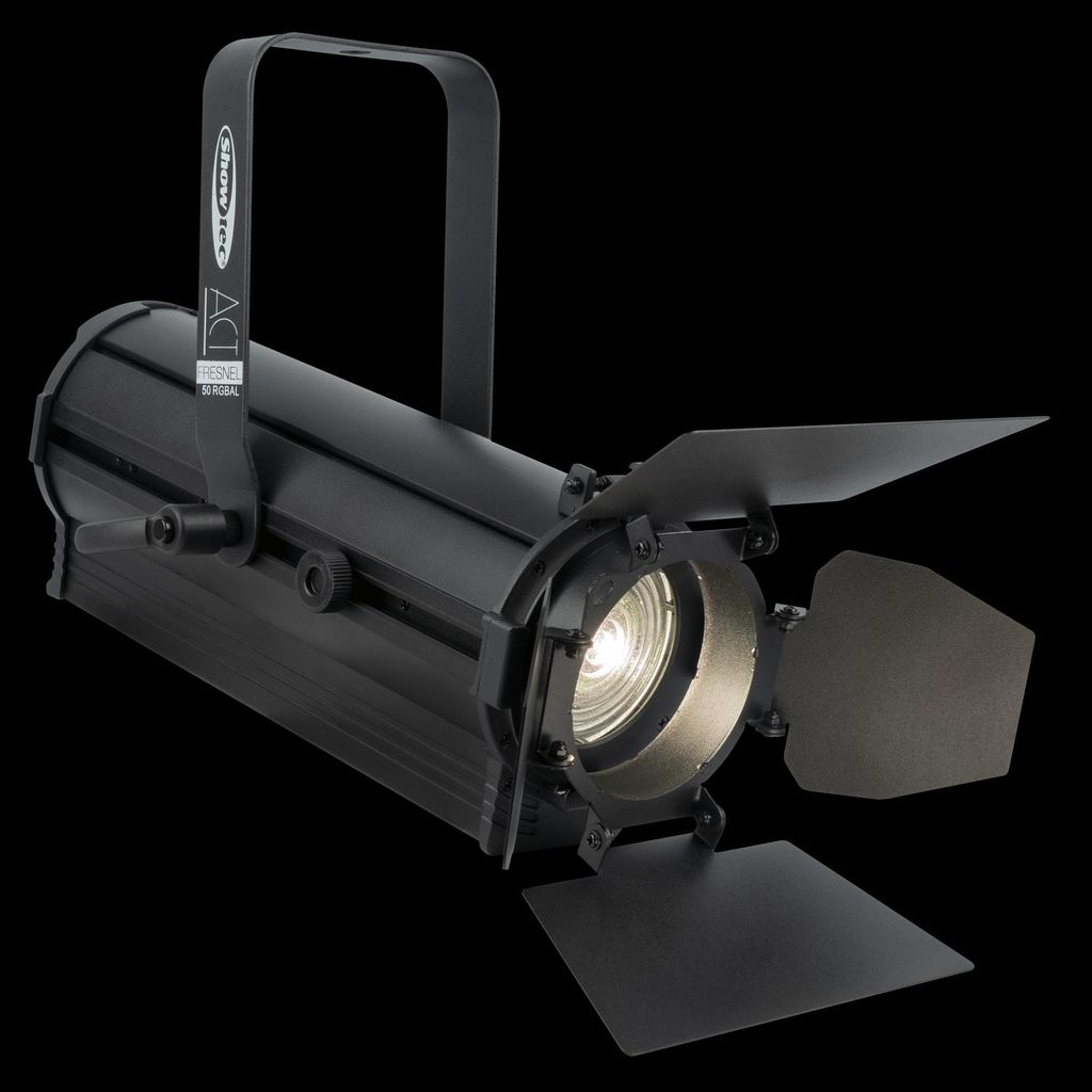 Showtec ACT 50 RGBAL-LED-Fresnelscheinwerfer kompakt 50W für Theater