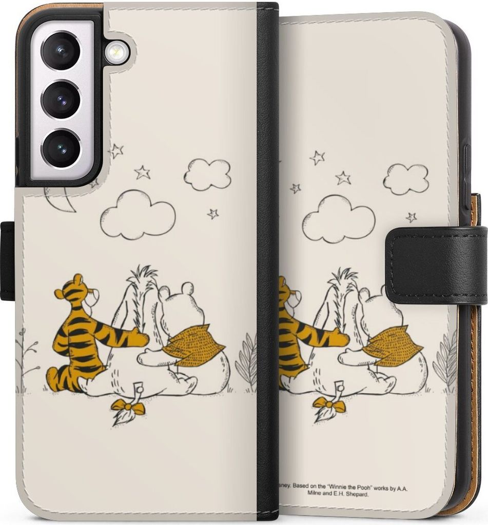 DeinDesign Klapphülle für Samsung Galaxy S22 Handytasche Lederhülle Tasche Disney Offizielles Lizenzprodukt Winnie Puuh