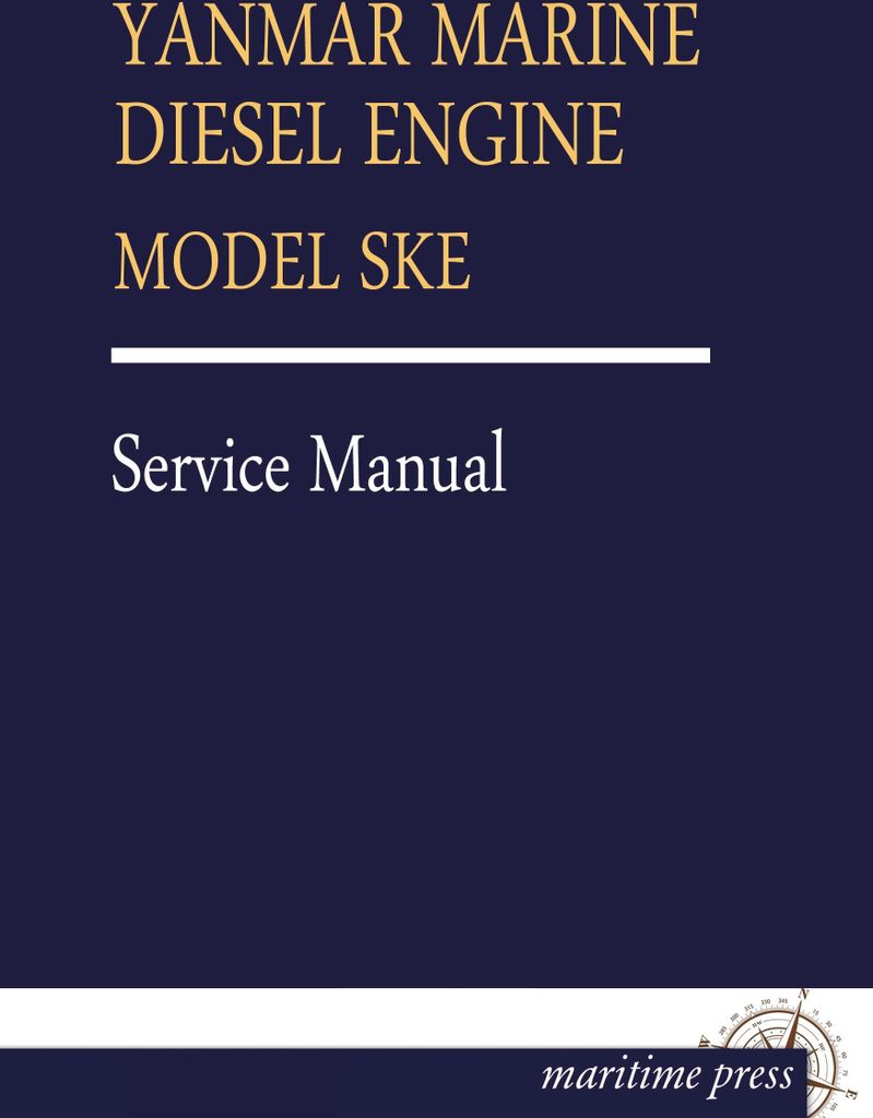 Yanmar Marine Diesel Engine Model Ske