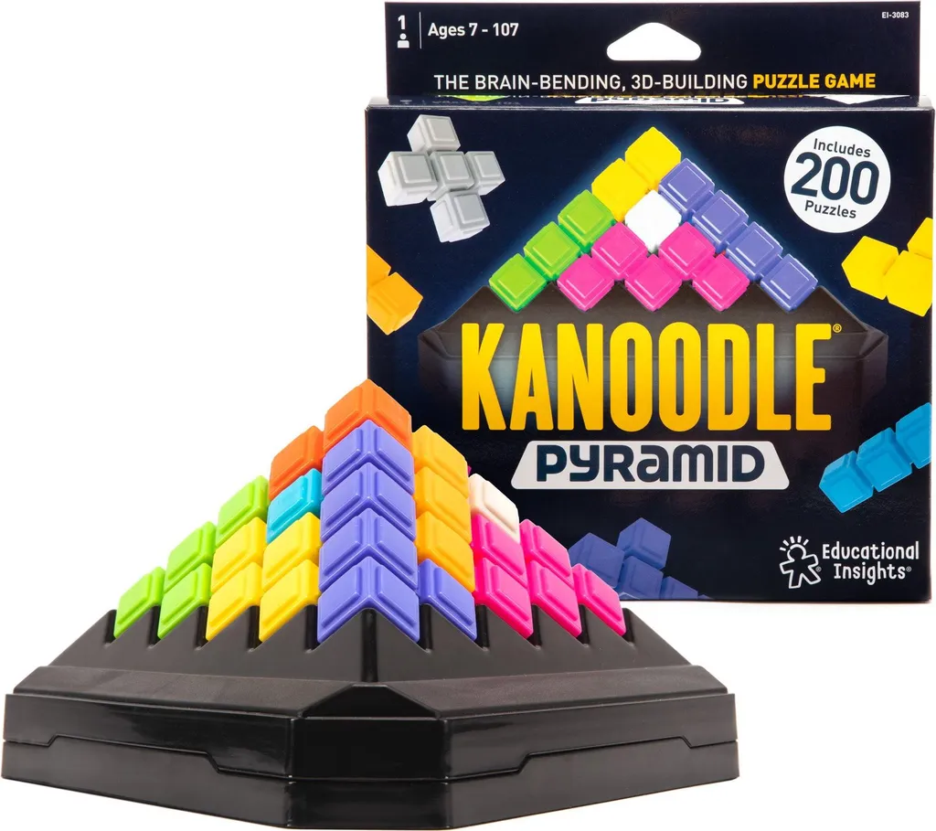 Learning Resources Kanoodle Pyramid Puzzle de Logique en 2D et 3D