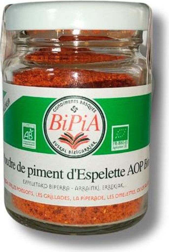Bio Bipia Piment d' Espelette, 40g Image du produit 