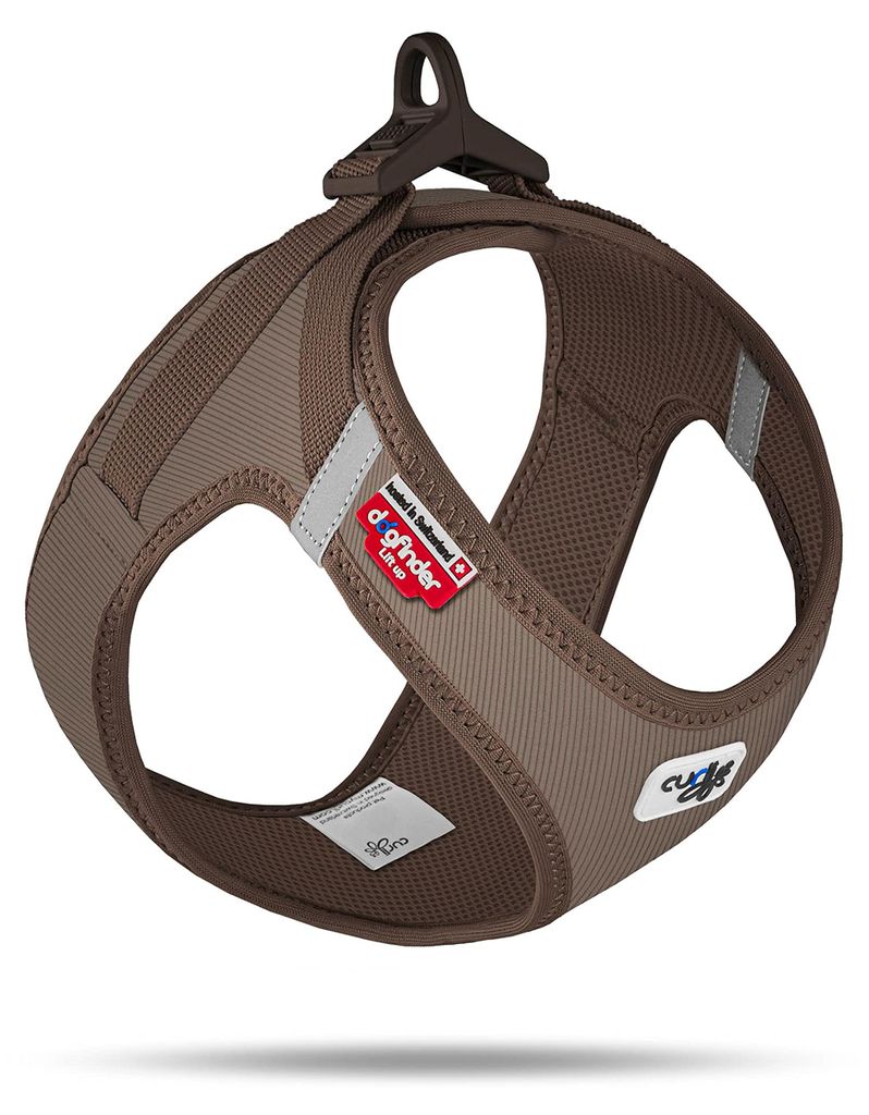 Curli Clasp Vest Geschirr Cord braun L Zdjęcie produktu 