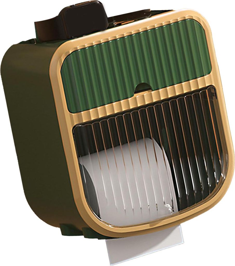 Toilettenpapierhalter Wand montiert Badezimmer Tissue Roll Papier Handtuchhalter Tissue Spender für Haushalt Grün