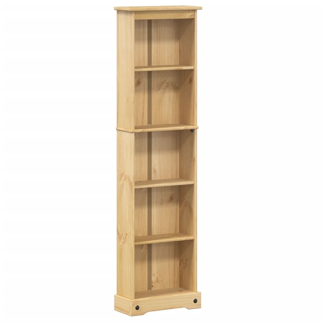 vidaXL Bücherregal Corona 46x20x170 cm Massivholz Kiefer Produktbild 