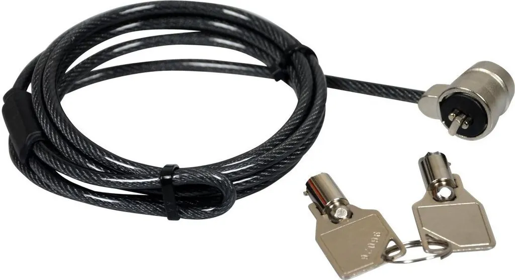 Câble de sécurité à clé Port avec option clé passe-partout master