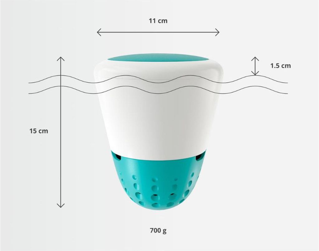 Mit wlan und bluetooth verbundener wasseranalysator Ondilo ICO POOL V2 CL-BR