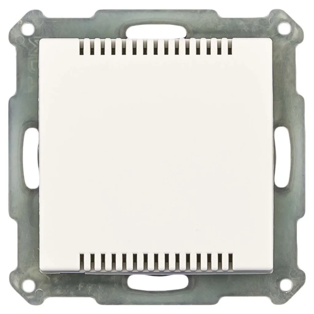 Régulateur de température ambiante encastrable KNX - MDT Blanc Pur Mat