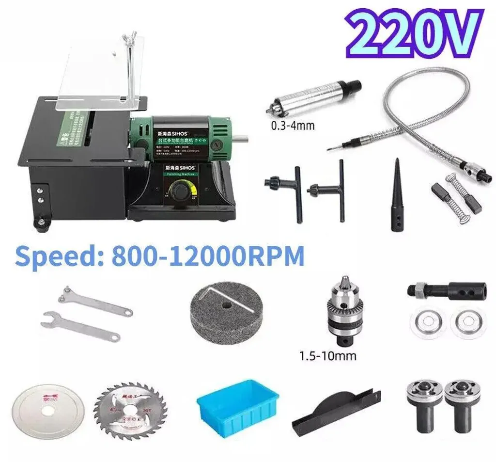 Polisseuse Braun pour métaux - 950W Bench Buffer - Idéal bricolage - 2