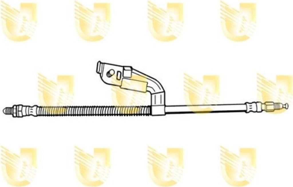 1 Bremsschlauch UNIGOM 377314 für FORD, Vorderachse rechts