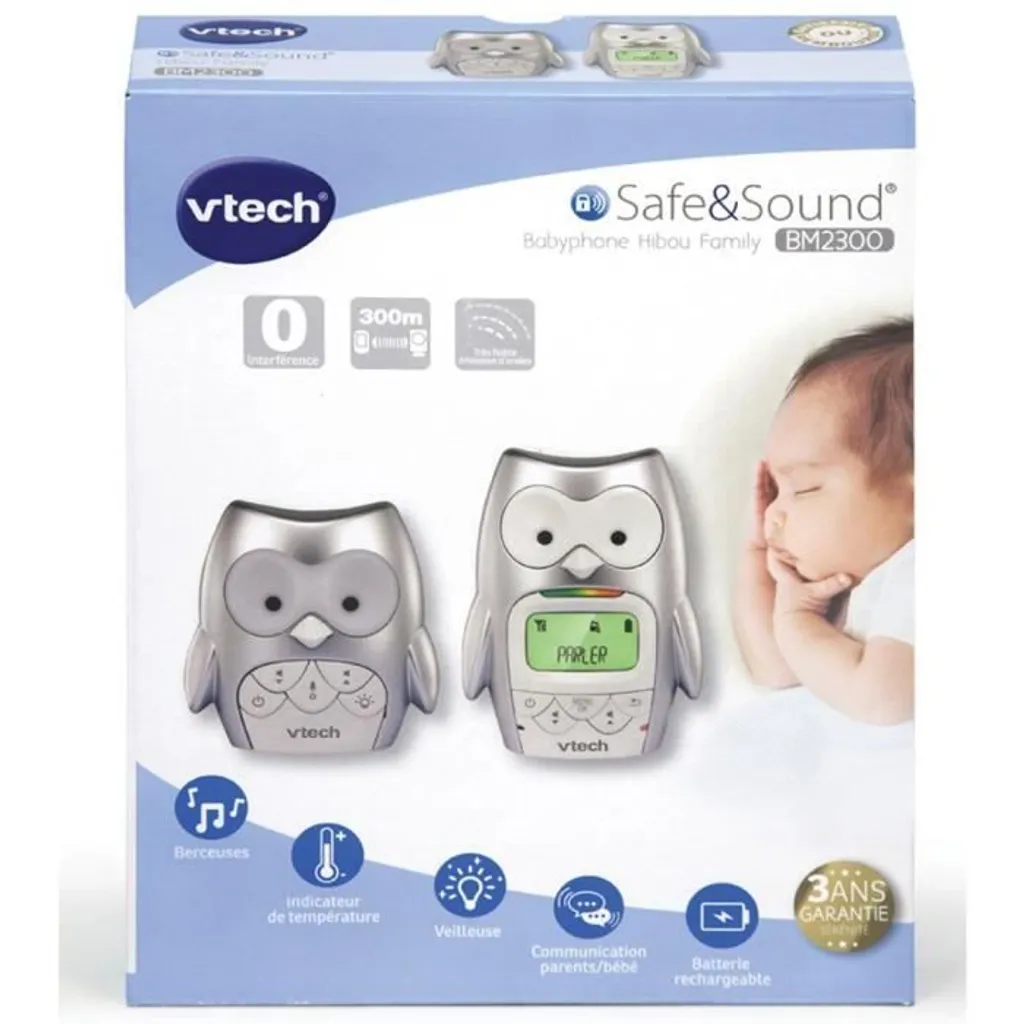 Babyphone VTech BM2300 Hibou : fini les interférences avec le DECT - 4