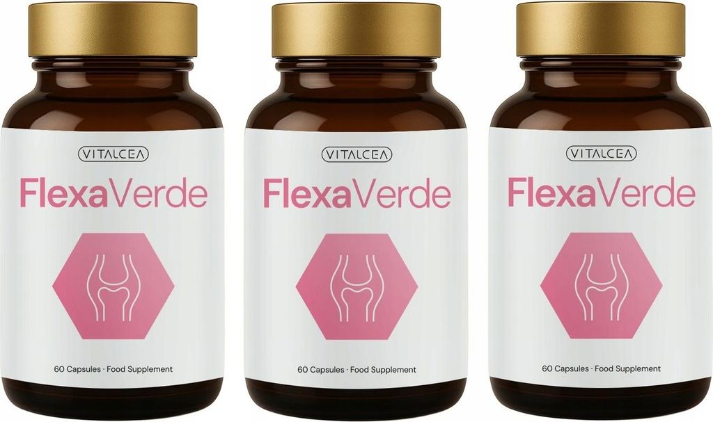 3x Flexaverde – doplnok stravy 30 kapsúl. Obrázok produktu 