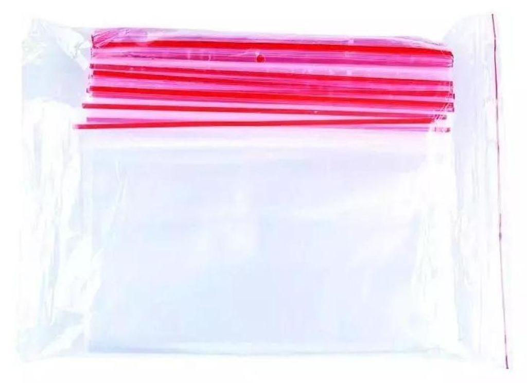 Office Products Zip Beutel 20x30cm, 100 Stück, transparent, Druckverschlussbeutel, lebensmittelecht, aus fester LDPE-Folie