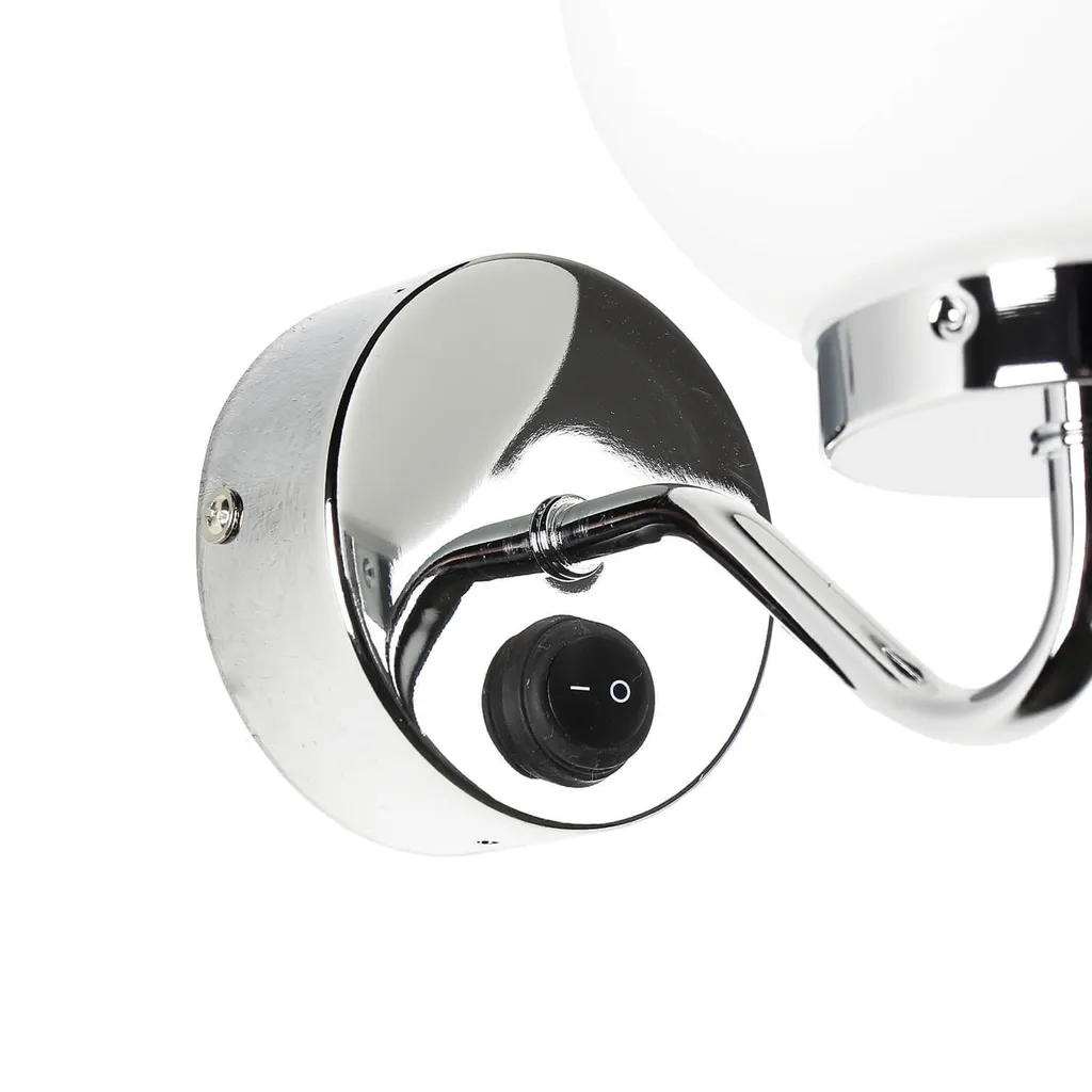 Applique Bagno Moderna Rabalux Togo 5827 Bianca E14 IP44 Metallo - 7