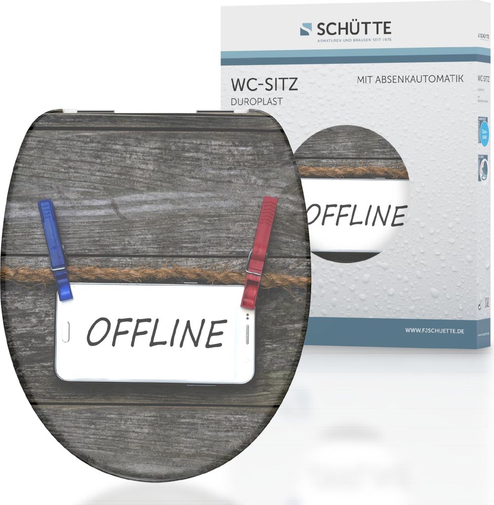 SCHÜTTE WC sedátko OFFLINE, duroplastové WC sedátko s Obrázek produktu 