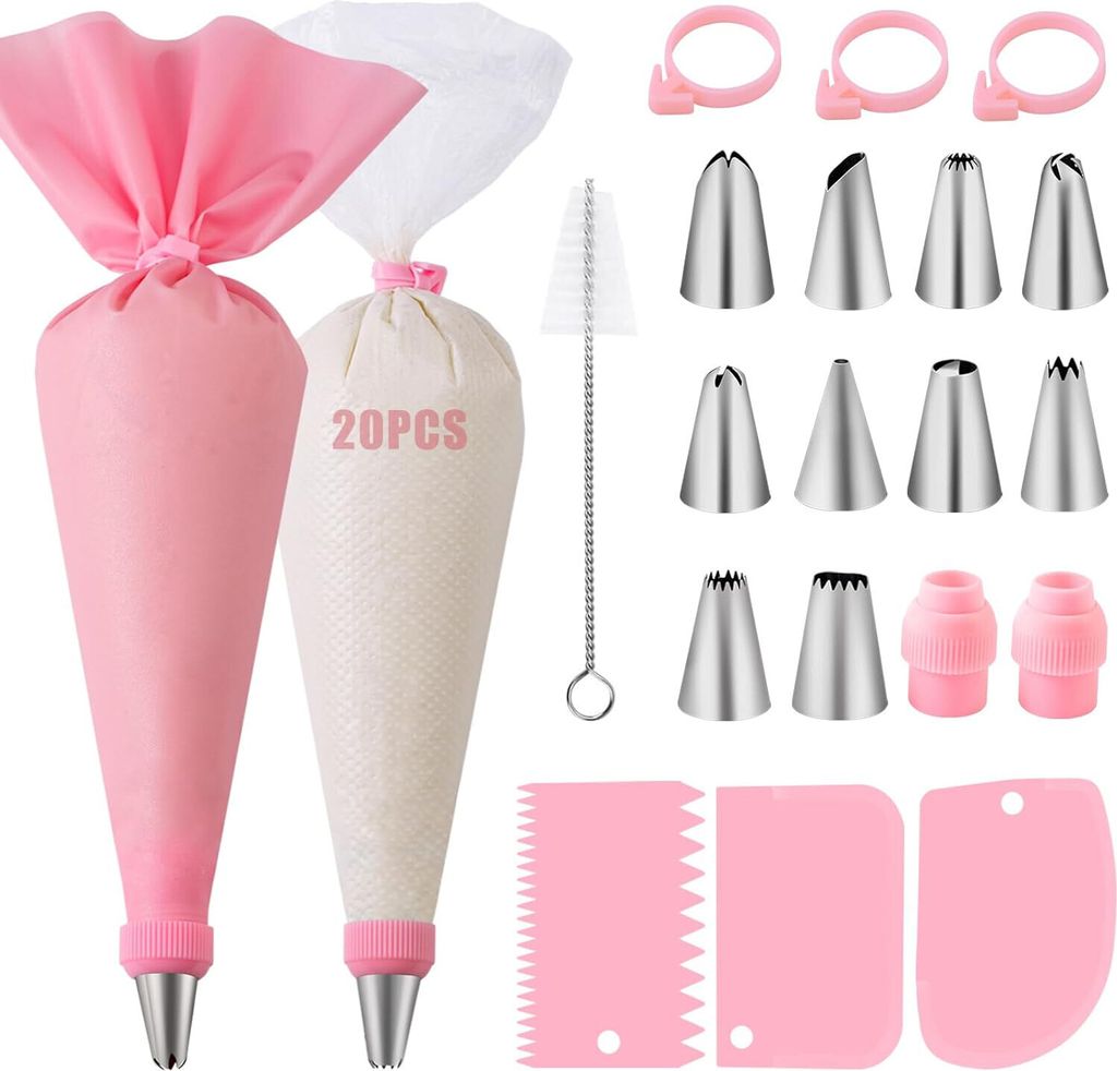 STILVORA Spritzbeutel Düsen Set 40-teilig, Tüllen Set Produktbild 