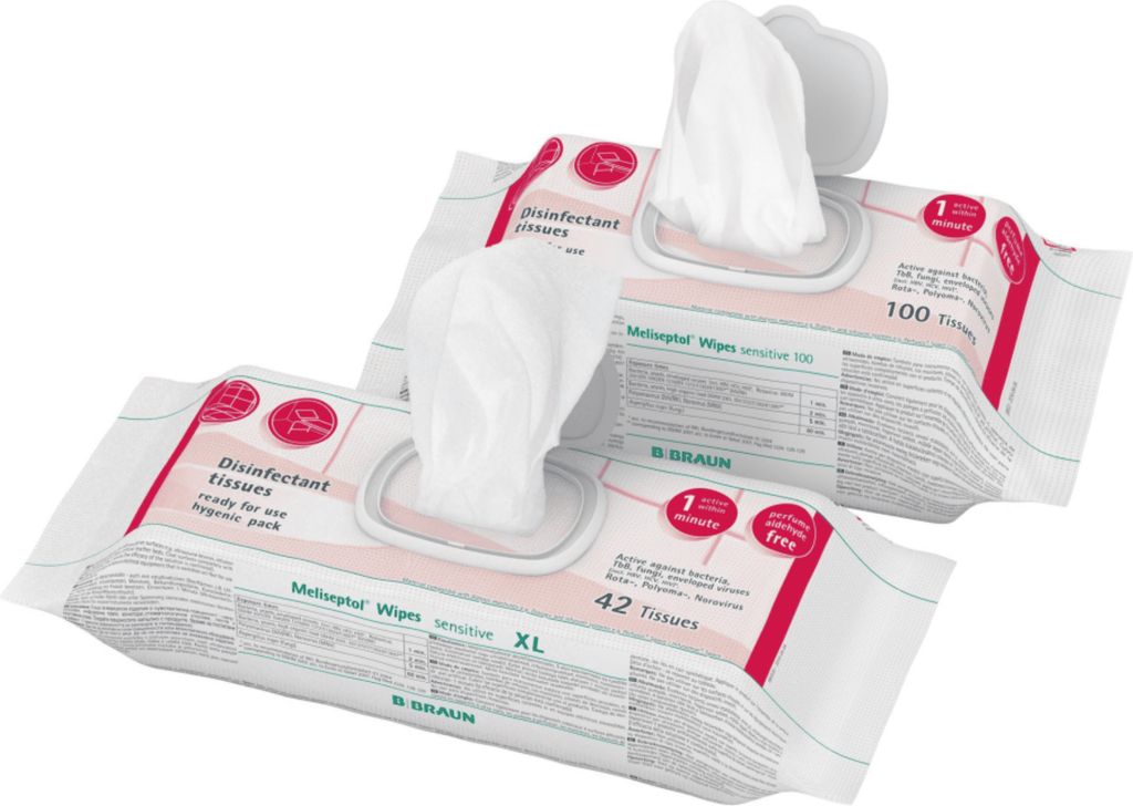 B.Braun Meliseptol Wipes sensitive flowpack (100 T.) Rýchla Obrázok produktu 