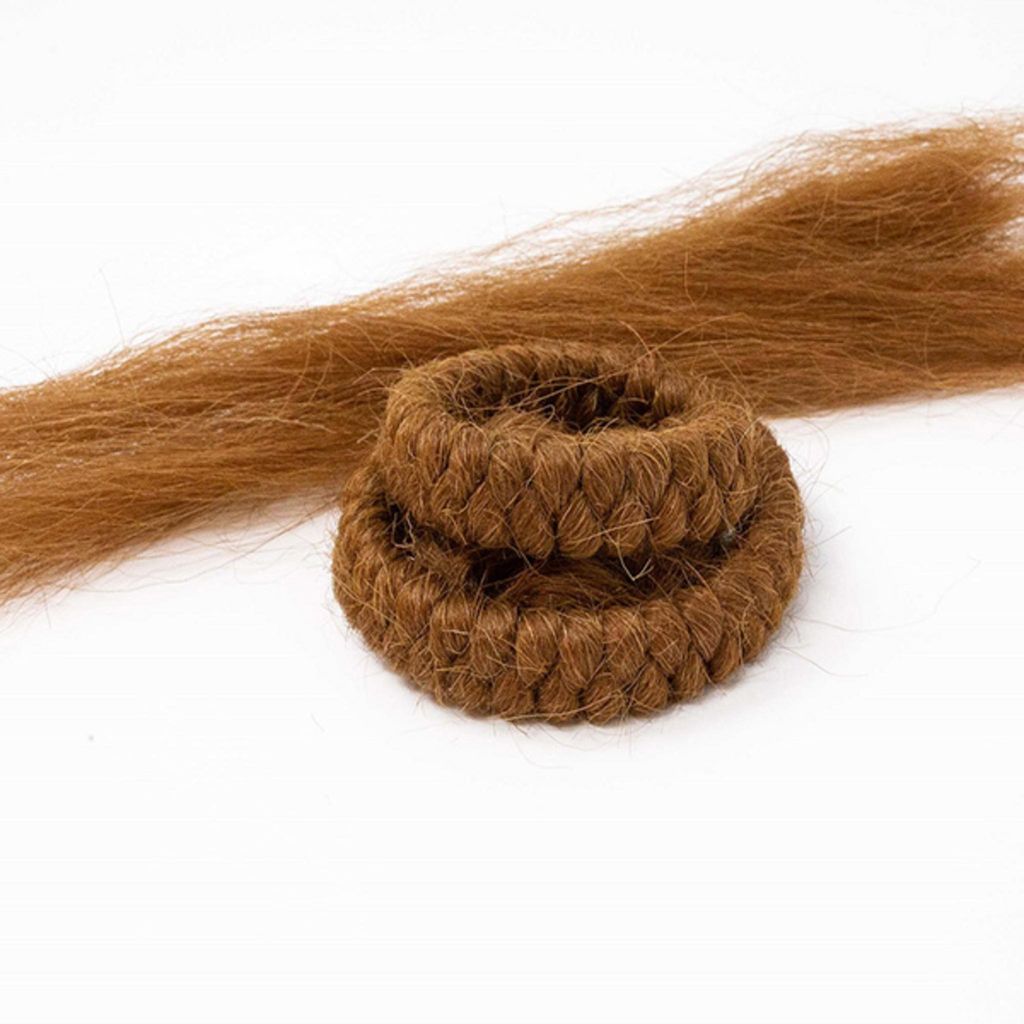 Mehron Wollkrepphaar hellbraun