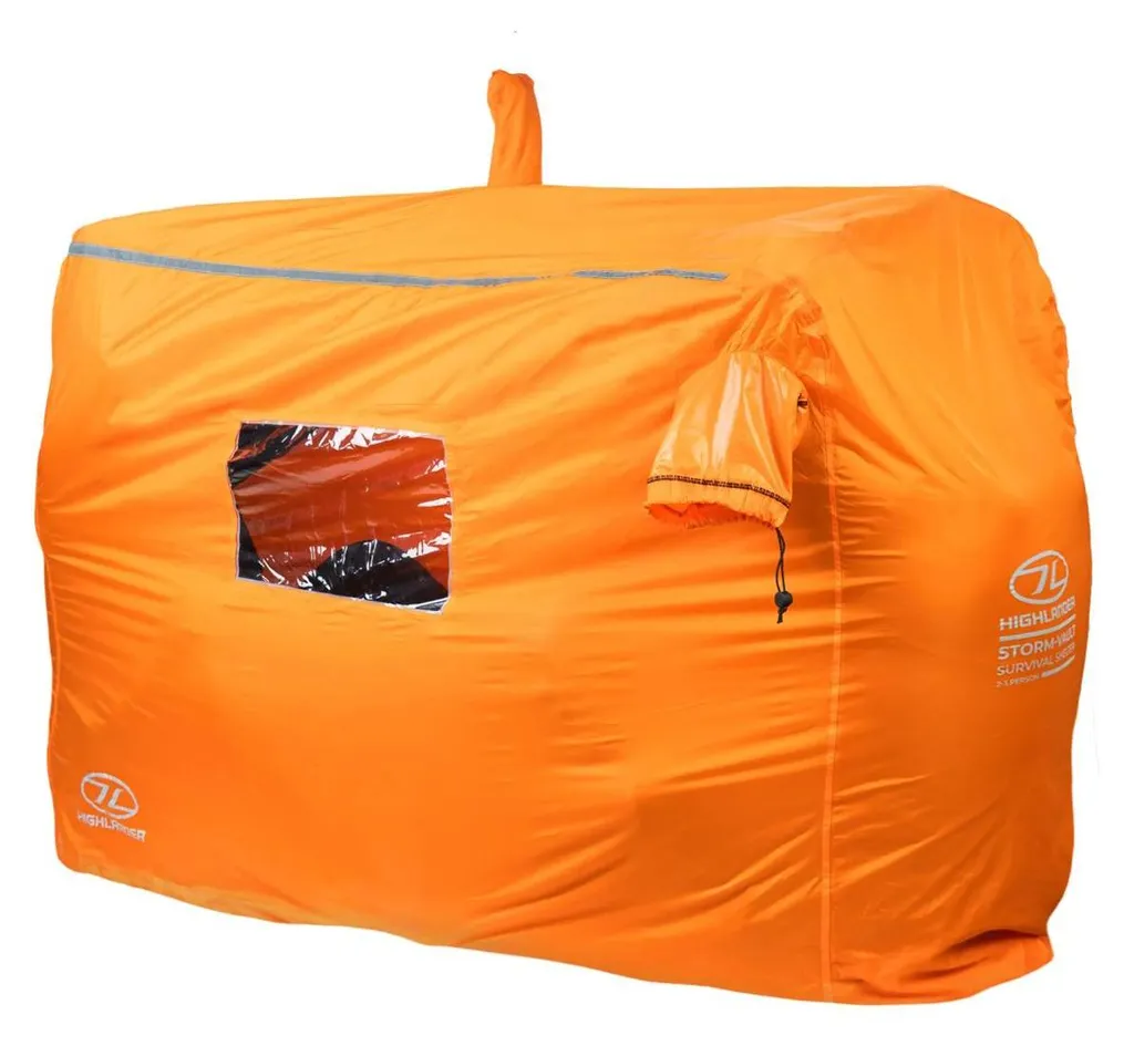 Abri de secours randonnée Highlander Storm Vault 4-5 personnes pour bivouac