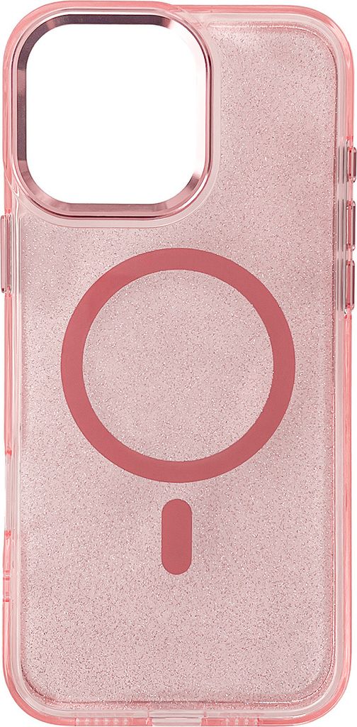 Glitter Case Magsafe fr Iphone 16 Pro - Pink mit Glitter