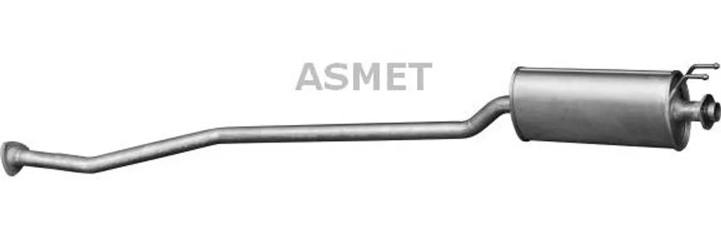 Silencieux Central ASMET 13027 pour Civic remplace OE 18220S5SE01