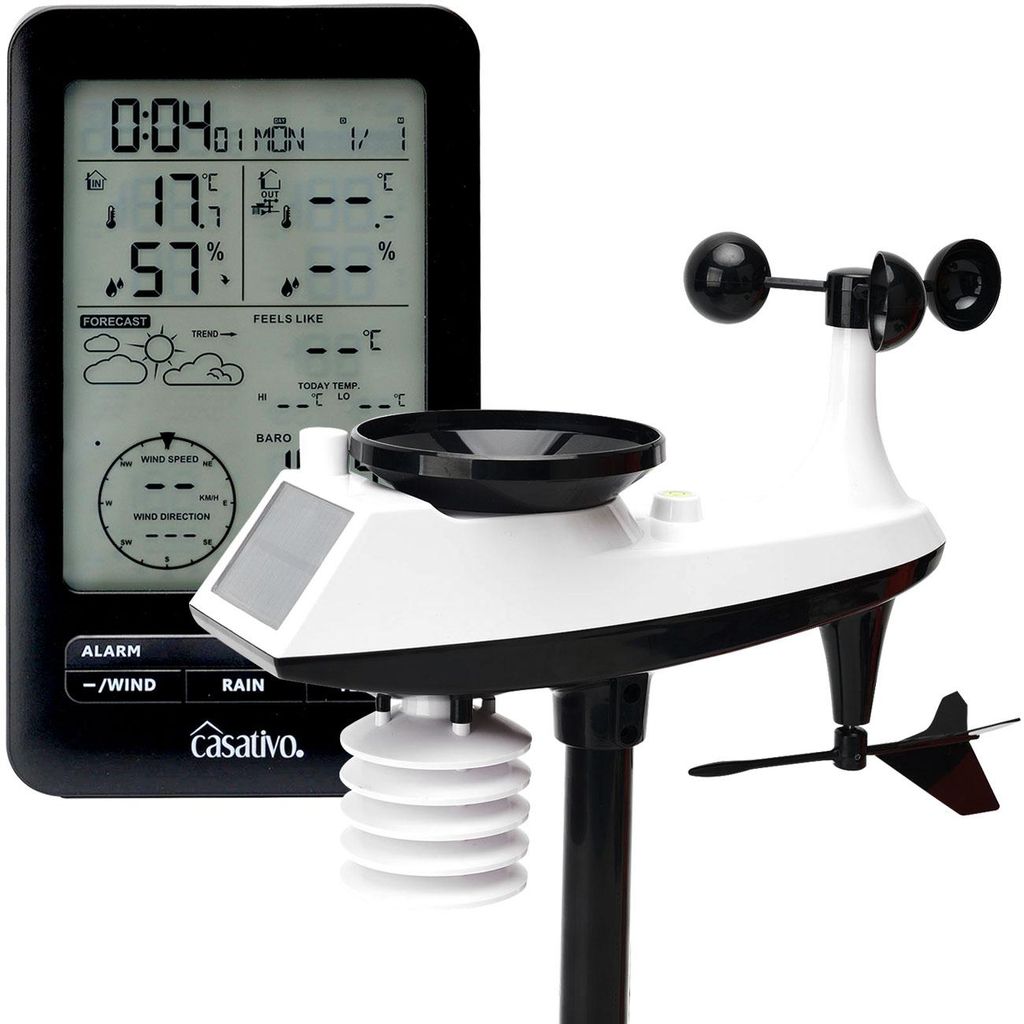 Profi Funk-Wetterstation mit Solar-Aussensensor – Produktbild 