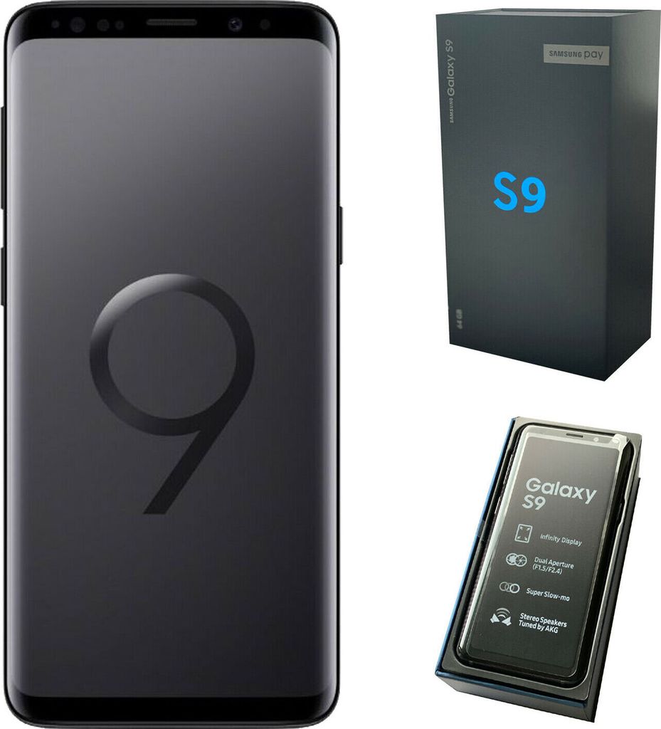 Samsung Galaxy S9 64GB Black Handy Smartphone ohne Simlock Produktbild 4