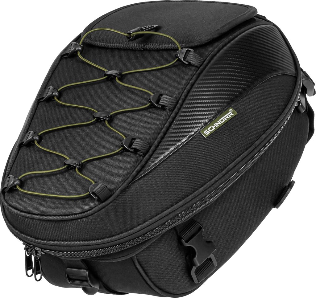 Motorrad Hecktasche 30 L - SCHNORR TB30 mit Rucksackfunktion & Regenschutz für Honda CBR 650 R